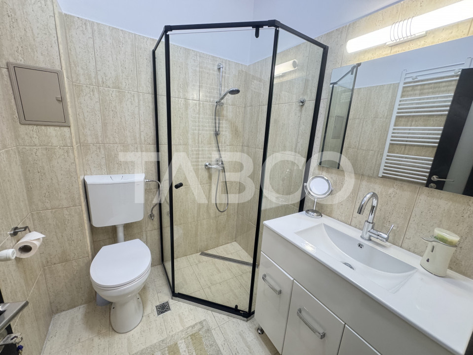 Apartament mobilat si utilat cu 3 camere 2 bai 62 mpu Doamna Stanca