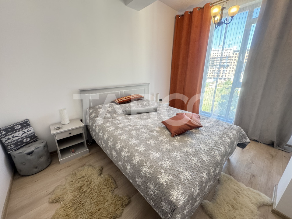 Apartament mobilat si utilat cu 3 camere 2 bai 62 mpu Doamna Stanca