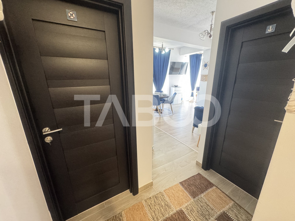 Apartament mobilat si utilat cu 3 camere 2 bai 62 mpu Doamna Stanca