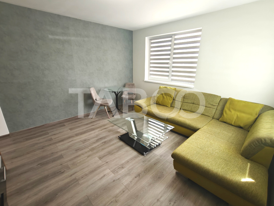 Apartament mobilat si utiliat cu 3 camere 2 bai - 73 mp - comision 0