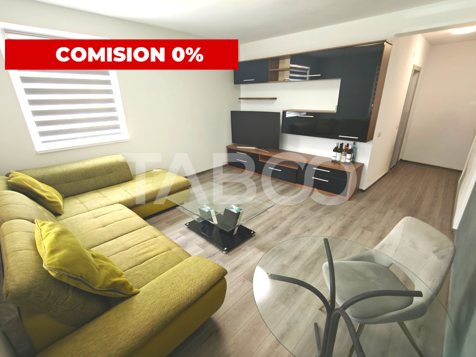 Apartament mobilat si utiliat cu 3 camere 2 bai - 73 mp - comision 0