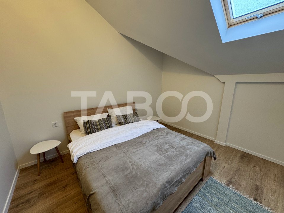 Apartament mobilat utilat 2 camere 2 bai 55 mpu balcon loc parcare