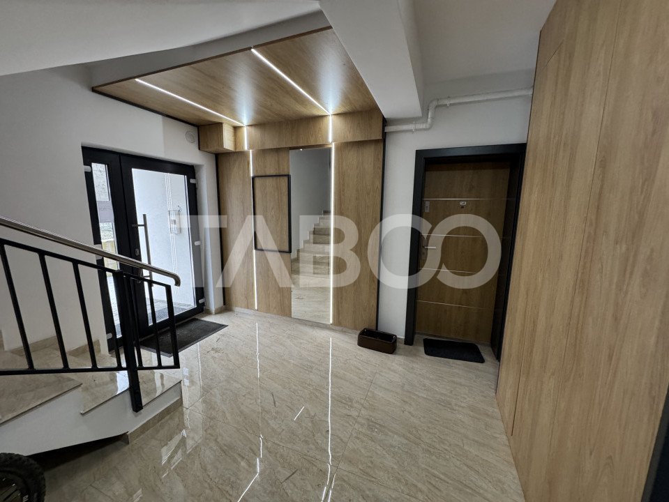 Apartament mobilat utilat 2 camere 2 bai 55 mpu balcon loc parcare