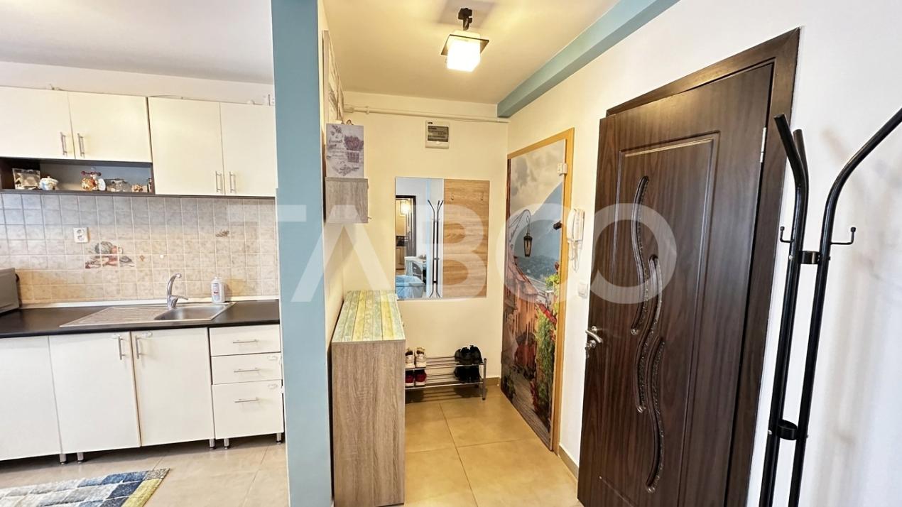 Apartament mobilat utilat 2 camere 2 locuri de parcare Calea Cisnadiei
