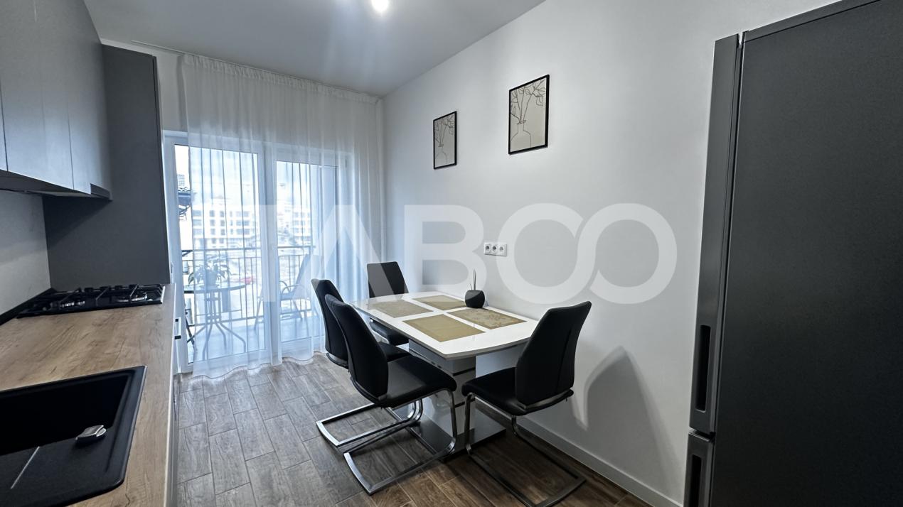 Apartament mobilat utilat 2 camere balcon parcare zona Doamna Stanca