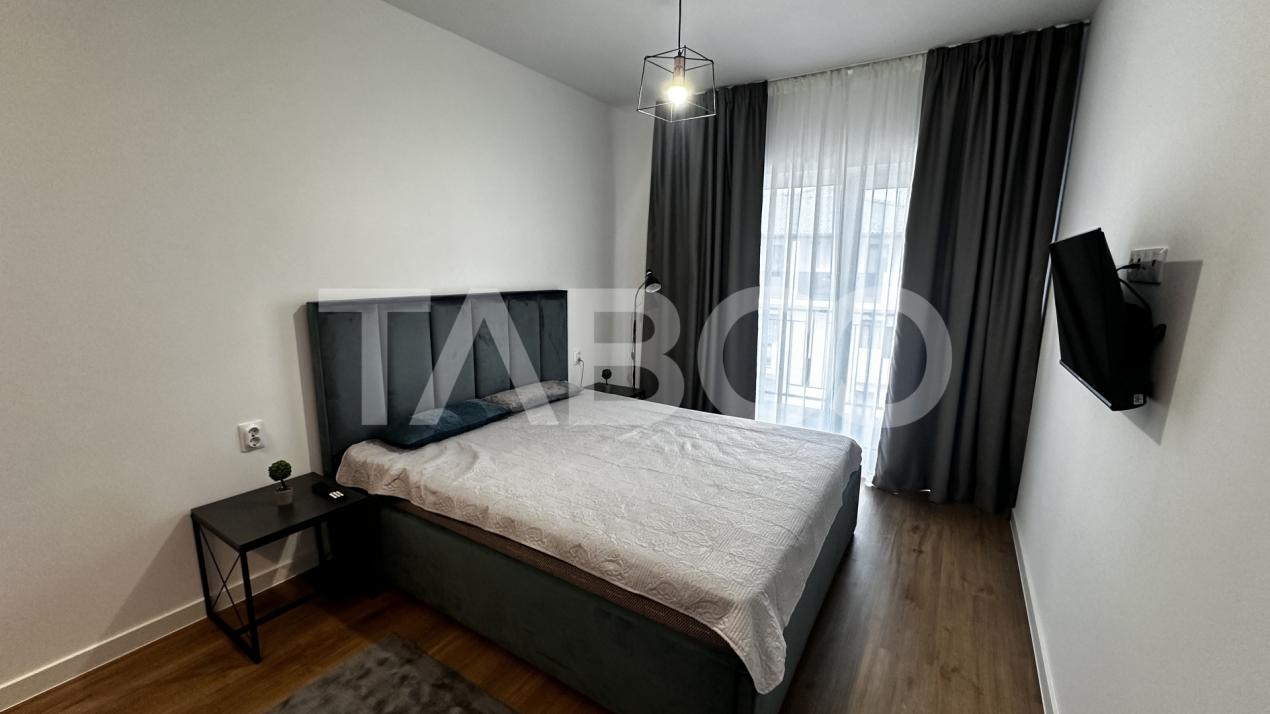 Apartament mobilat utilat 2 camere balcon parcare zona Doamna Stanca