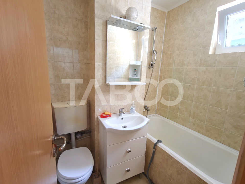 Apartament mobilat utilat 2 camere balcon zona linistita Rahovei