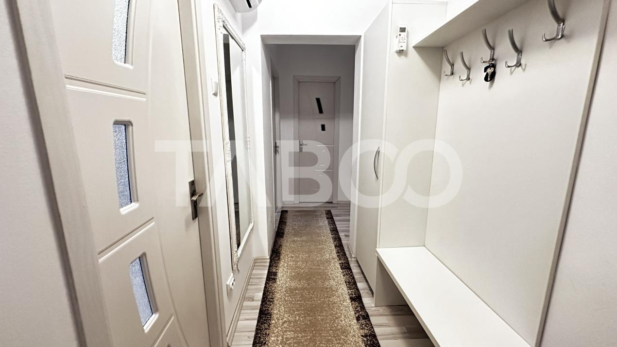 Apartament mobilat utilat 2 camere debara si balcon Mihai Viteazul