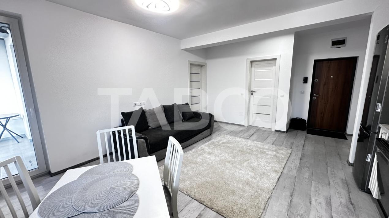 Apartament mobilat utilat 2 camere parcare prima inchiriere Selimbar