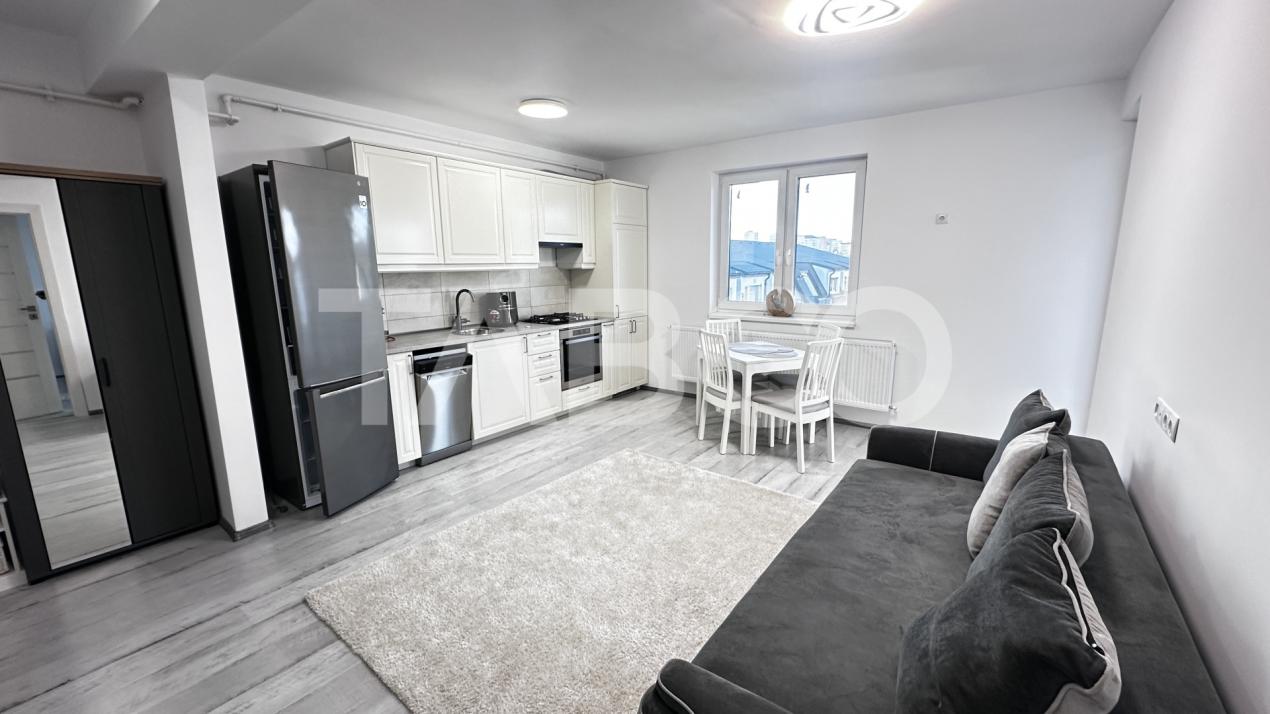 Apartament mobilat utilat 2 camere parcare prima inchiriere Selimbar