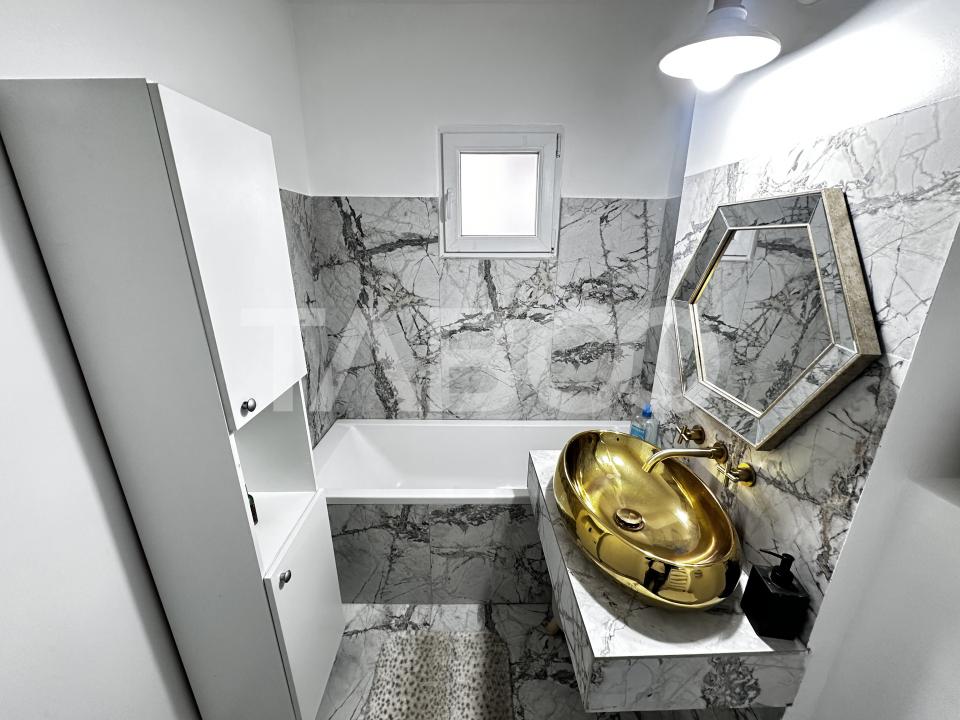 Apartament mobilat utilat 3 camere 2 bai 70 mpu si pivnita Terezian