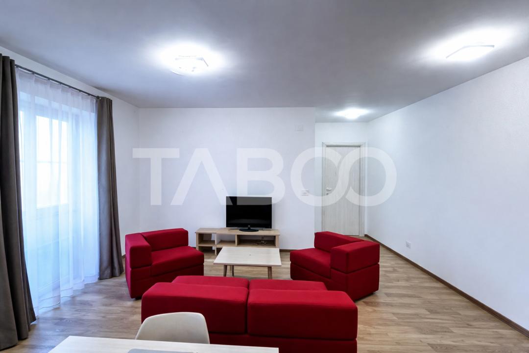 Apartament mobilat utilat 3 camere 2 bai parcare zona Calea Surii Mici