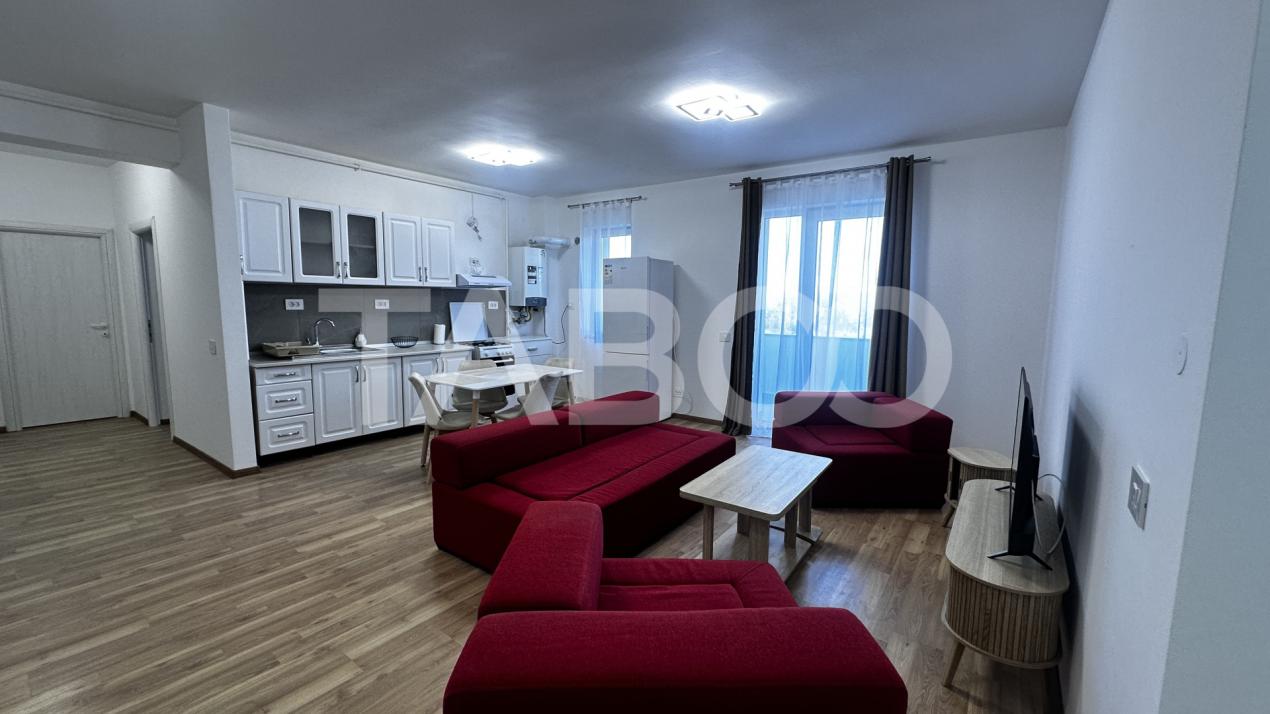 Apartament mobilat utilat 3 camere 2 bai parcare zona Calea Surii Mici in Sibiu - Cuartului