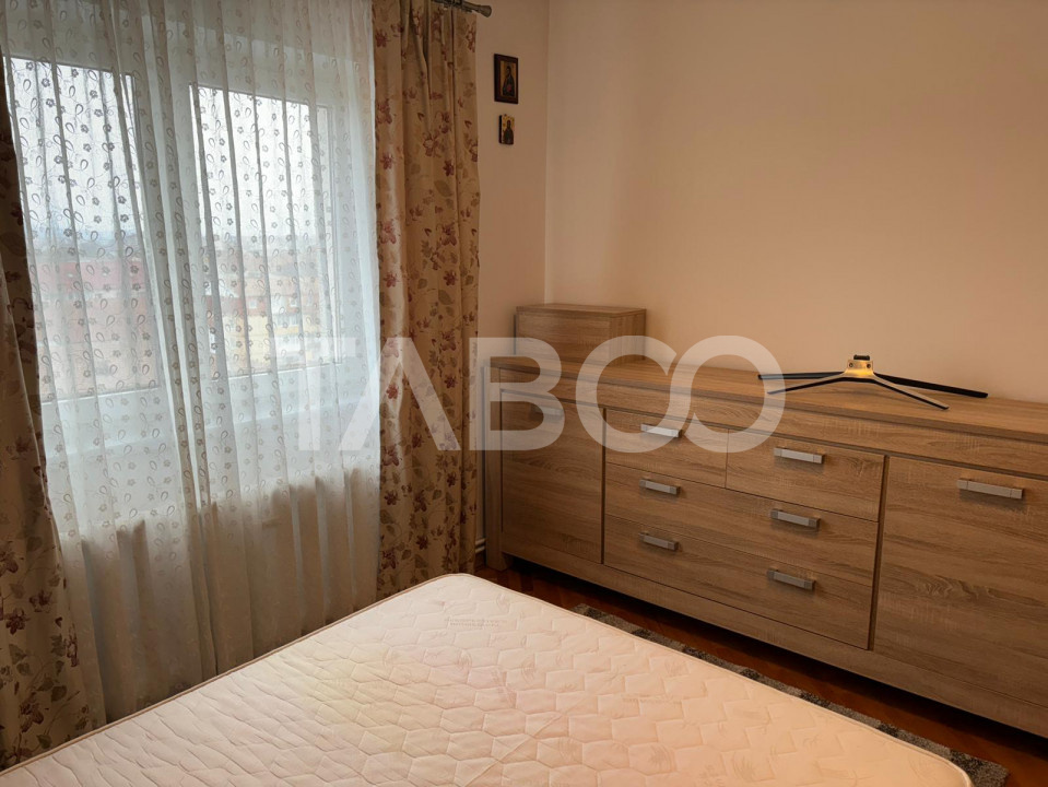 Apartament mobilat utilat 3 camere 2 bai Terezian Sibiu