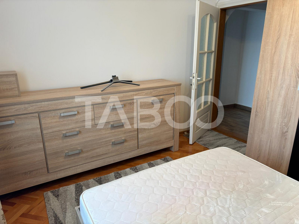 Apartament mobilat utilat 3 camere 2 bai Terezian Sibiu