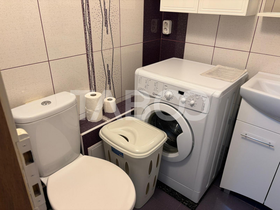 Apartament mobilat utilat 3 camere 2 bai Terezian Sibiu