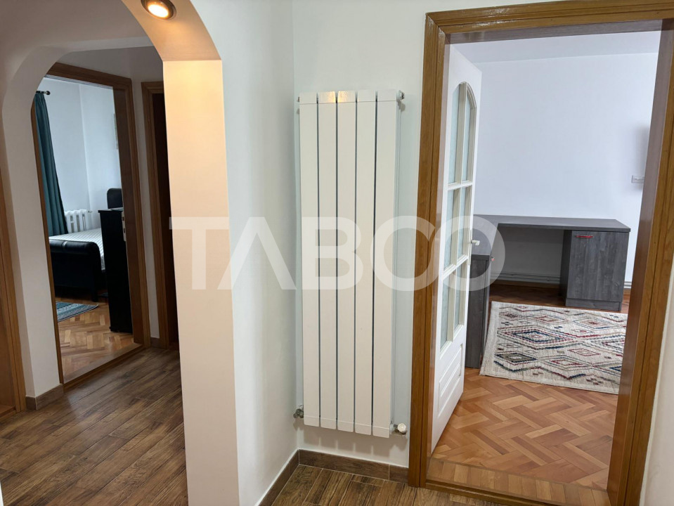 Apartament mobilat utilat 3 camere 2 bai Terezian Sibiu