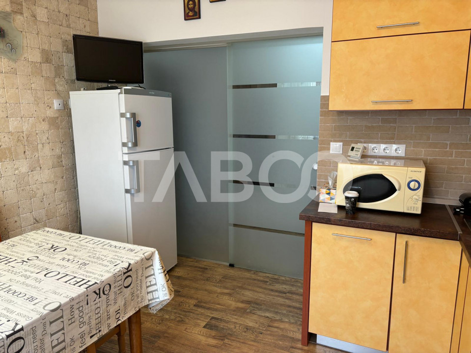 Apartament mobilat utilat 3 camere 2 bai Terezian Sibiu