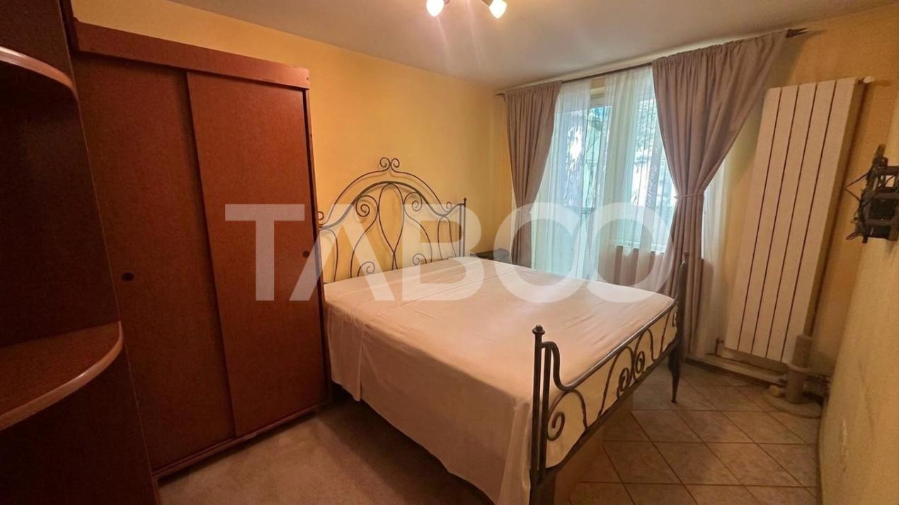 Apartament mobilat utilat 3 camere cu balcon zona Rahovei Sibiu