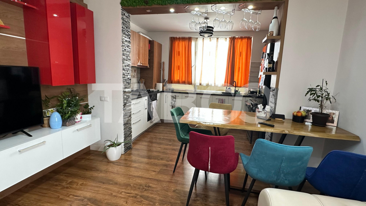 Apartament mobilat utilat  3 camere decomandat zona Arhitectilor Sibiu