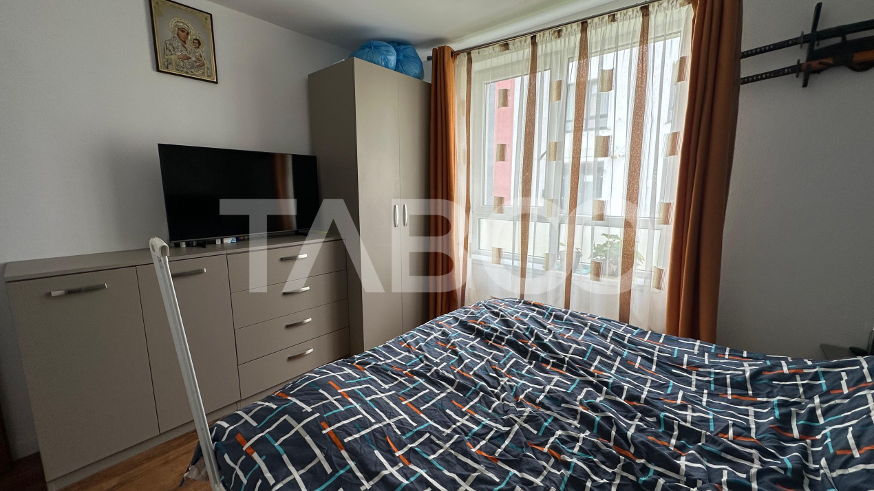 Apartament mobilat utilat  3 camere decomandat zona Arhitectilor Sibiu