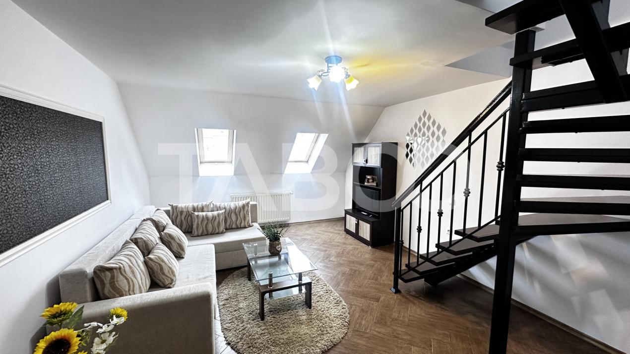 Apartament mobilat utilat 3 camere dressing loc parcare Mihai Viteazul in Sibiu - Eroilor