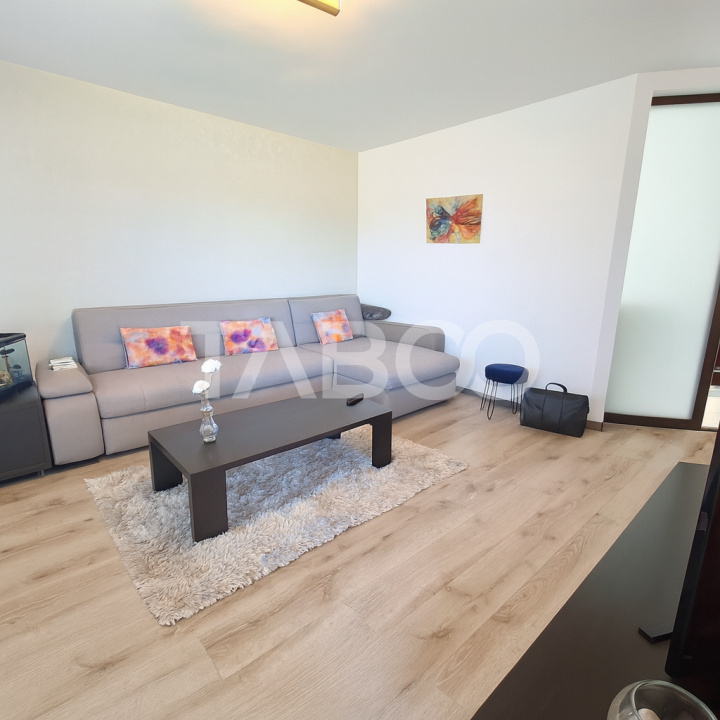 Apartament mobilat utilat 63 mpu 3 camere 2 balcoane Selimbar Sibiu