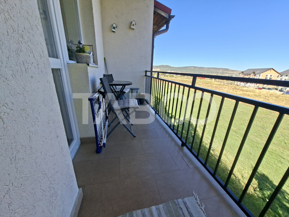Apartament mobilat utilat 63 mpu 3 camere 2 balcoane Selimbar Sibiu