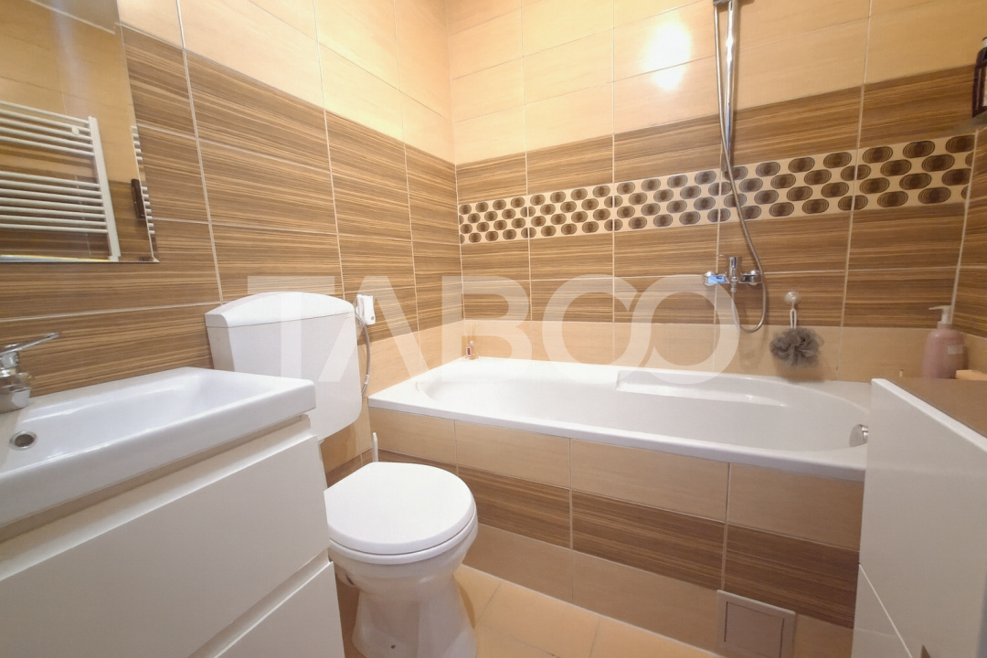 Apartament mobilat utilat 63 mpu 3 camere 2 balcoane Selimbar Sibiu