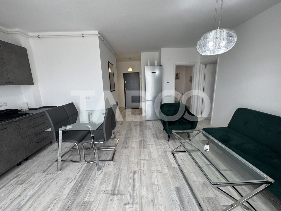 Apartament modern 2 camere 50 mpu etaj 2 bloc cu lift Green Hill Sibiu