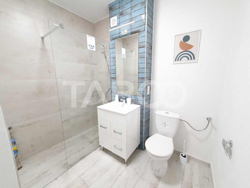 Apartament modern 2 camere 50 mpu etaj 2 bloc cu lift Turnisor Sibiu