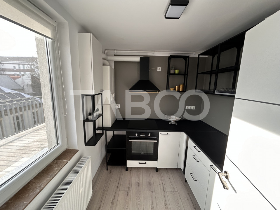 Apartament modern 2 camere 60 mp utili terasa Ultracentral Alba Iulia