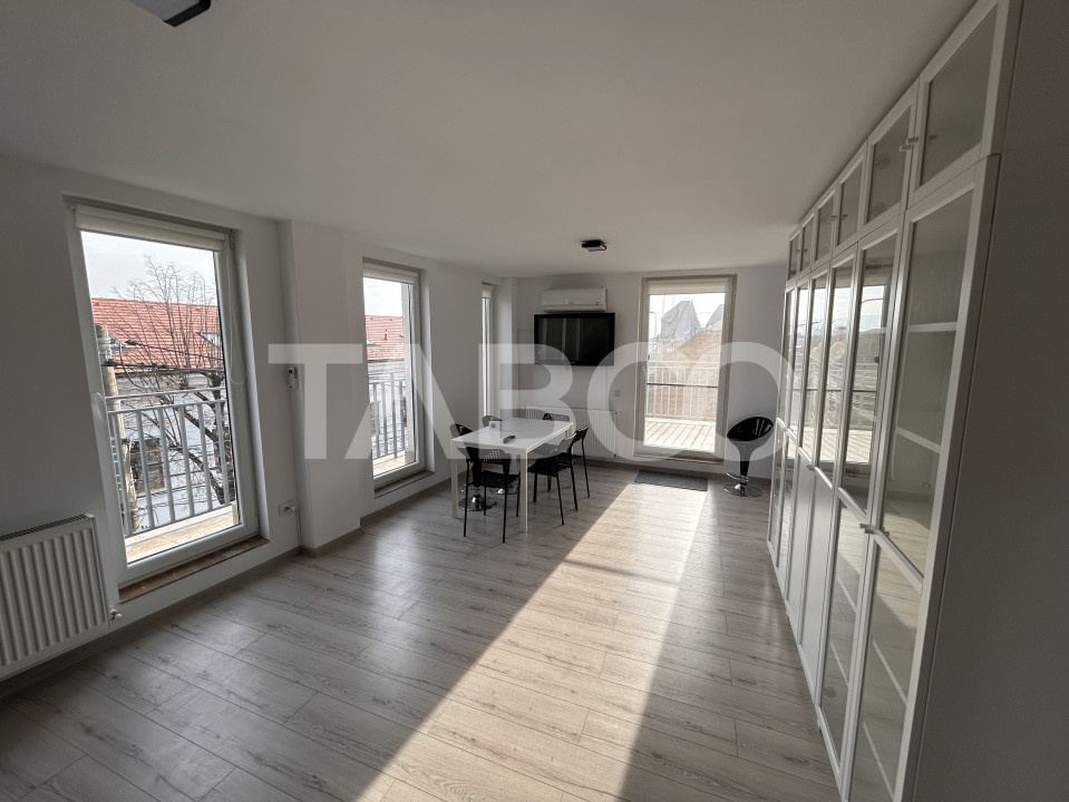 Apartament modern 2 camere 60 mp utili terasa Ultracentral Alba Iulia