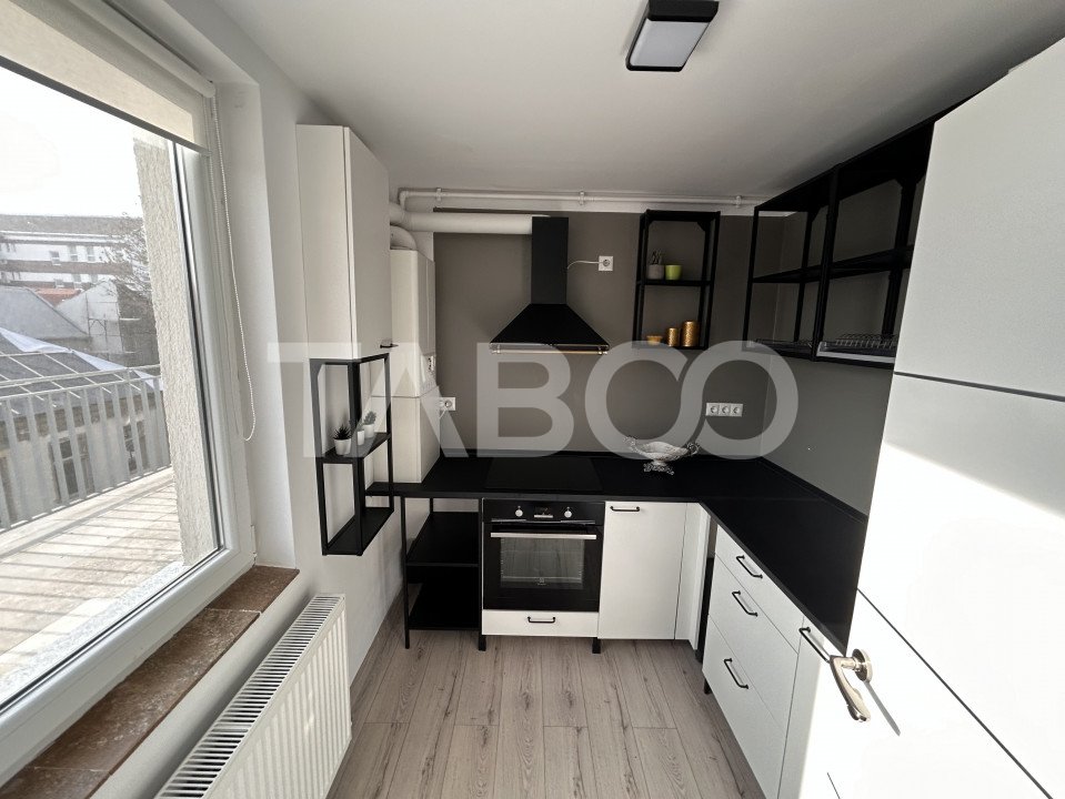 Apartament modern 2 camere 60 mpu terasa zona Ultracentrala Alba Iulia