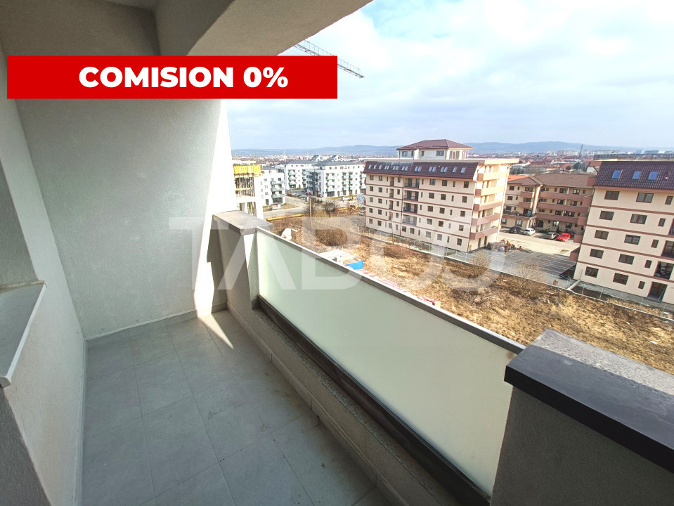 Apartament modern 2 camere decomandate - 57 mp utili si loc de parcare in Sibiu - Calea Surii Mici