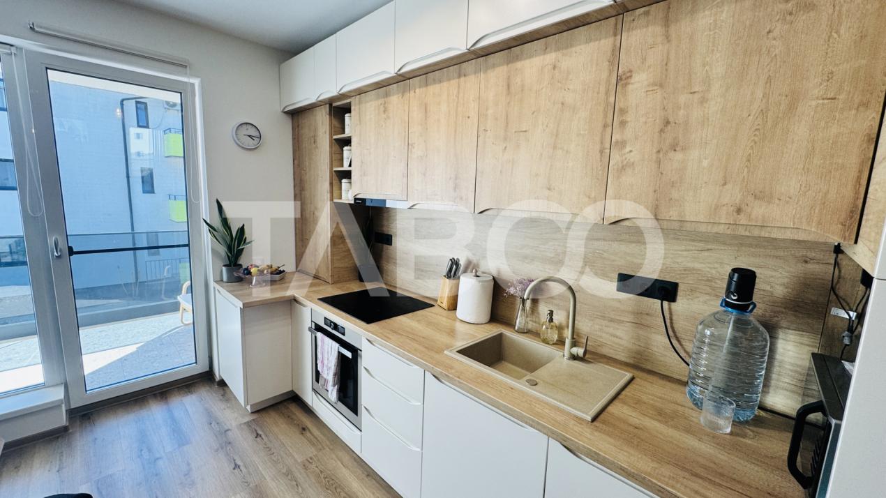 Apartament modern 3 camere 2 bai 2 locuri de parcare 66m Selimbar