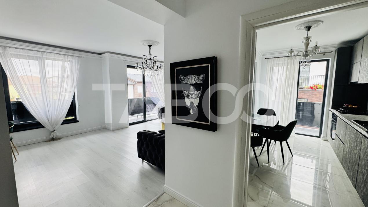 Apartament modern 3 camere 3 balcoane 2 bai 2 locuri parcare Selimbar