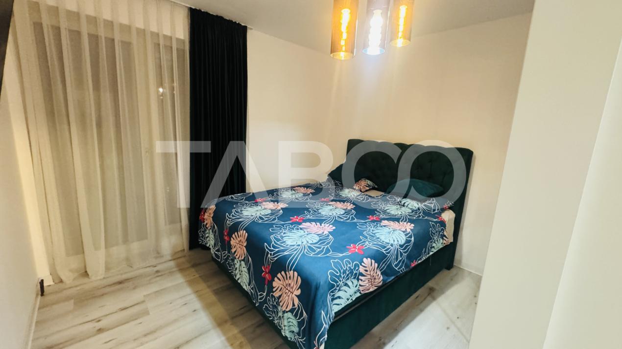 Apartament modern 3 camere de vanzare mobilat utilat 2 locuri parcare