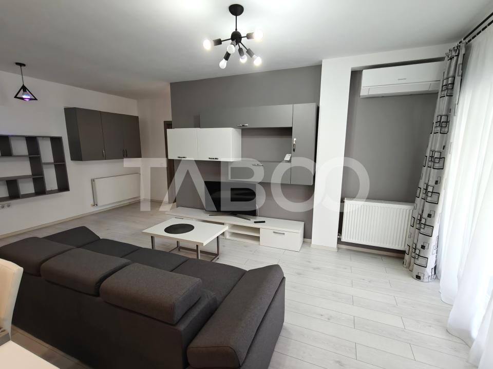 Apartament modern 3 camere - mobilat si utilat - balcon si parcare