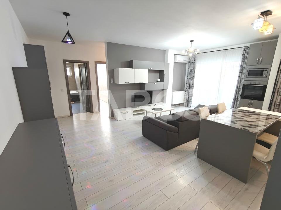 Apartament modern 3 camere - mobilat si utilat - balcon si parcare
