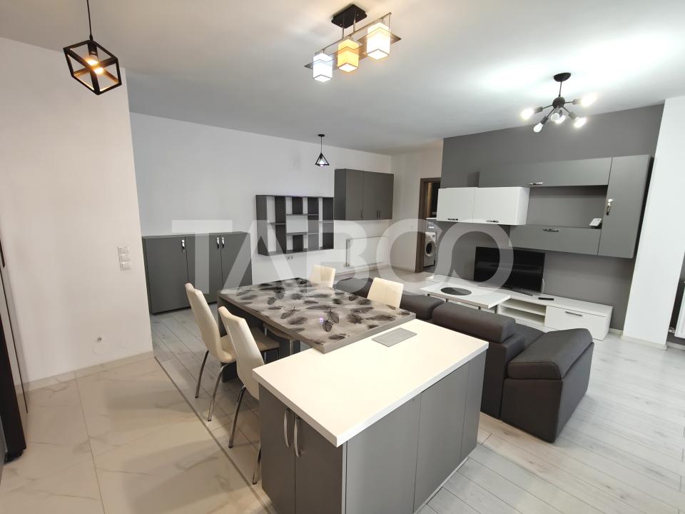 Apartament modern 3 camere - mobilat si utilat - balcon si parcare