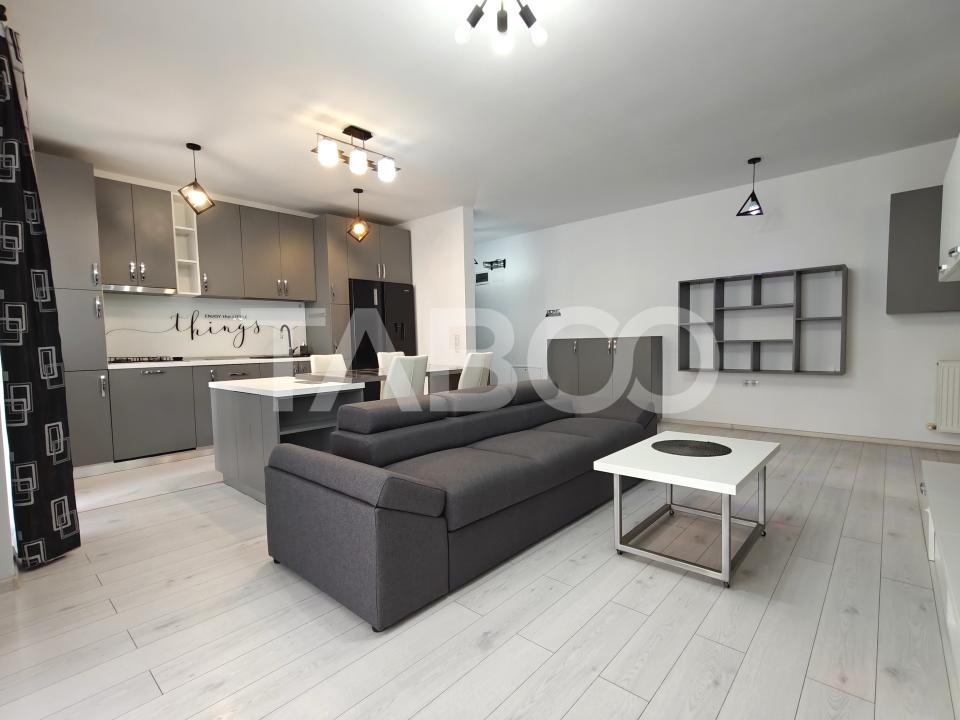 Apartament modern 3 camere - mobilat si utilat - balcon si parcare