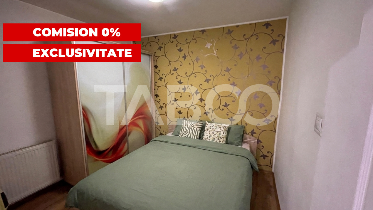 Apartament  modern 4 camere  Comision 0 % mobilat zona Terezian Sibiu