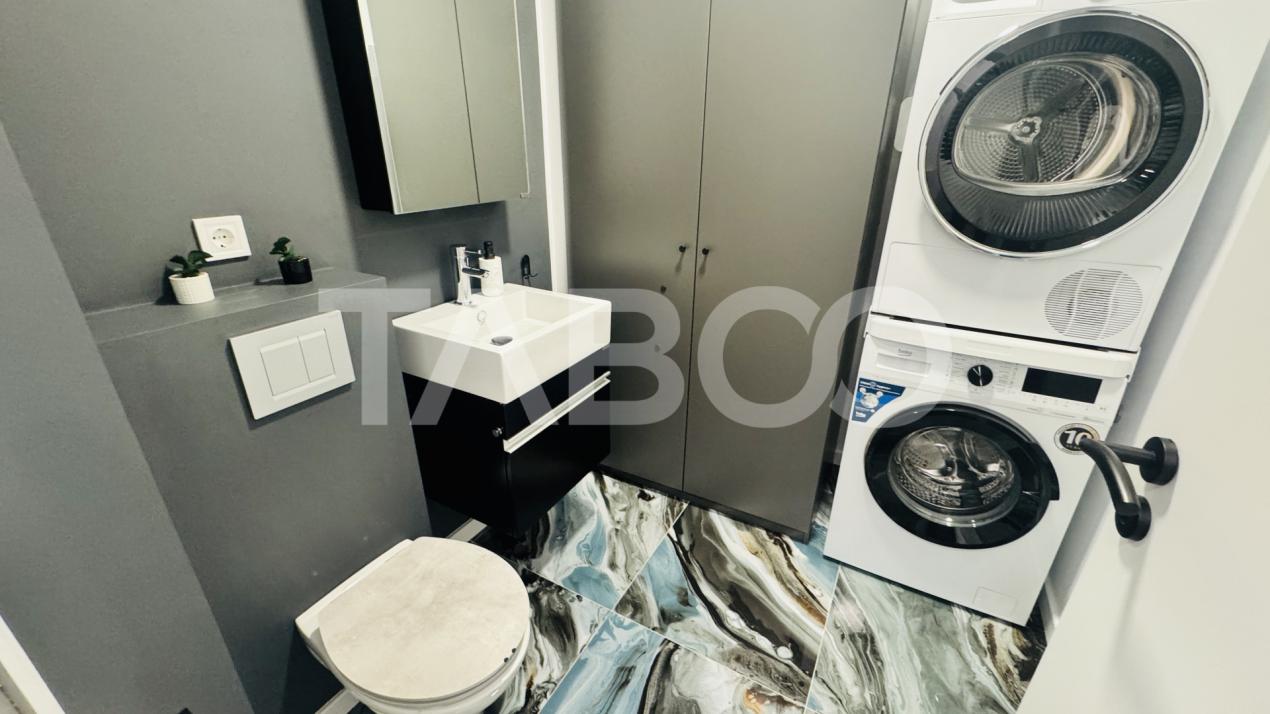 Apartament modern 63mpu 3 camere 2 bai 2 parcari de vanzare Sibiu