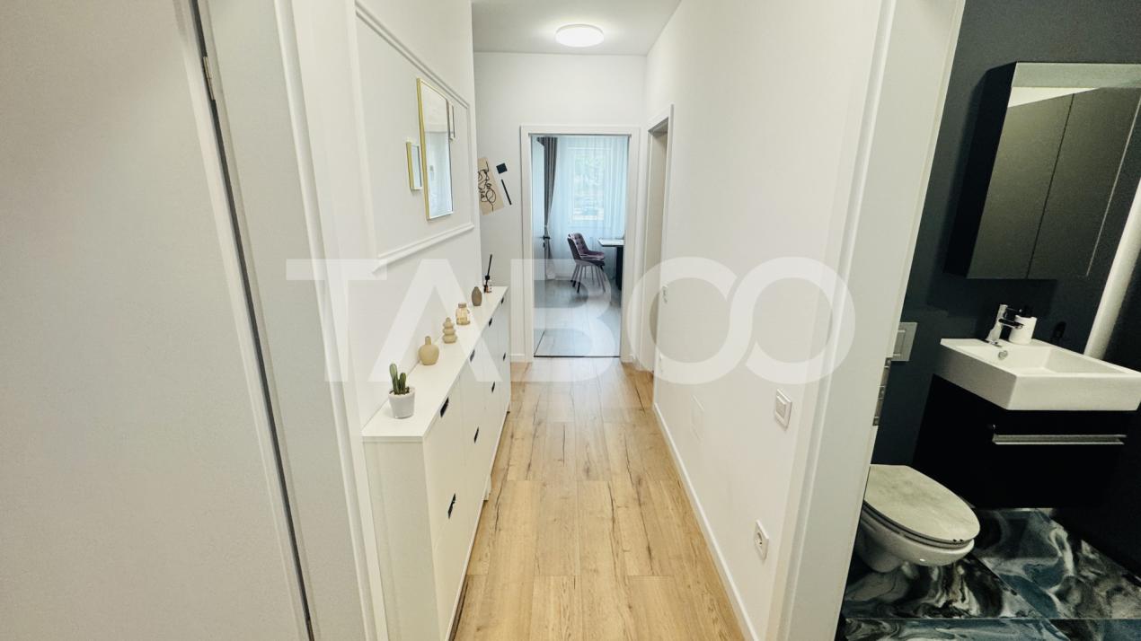 Apartament modern 63mpu 3 camere 2 bai 2 parcari de vanzare Sibiu