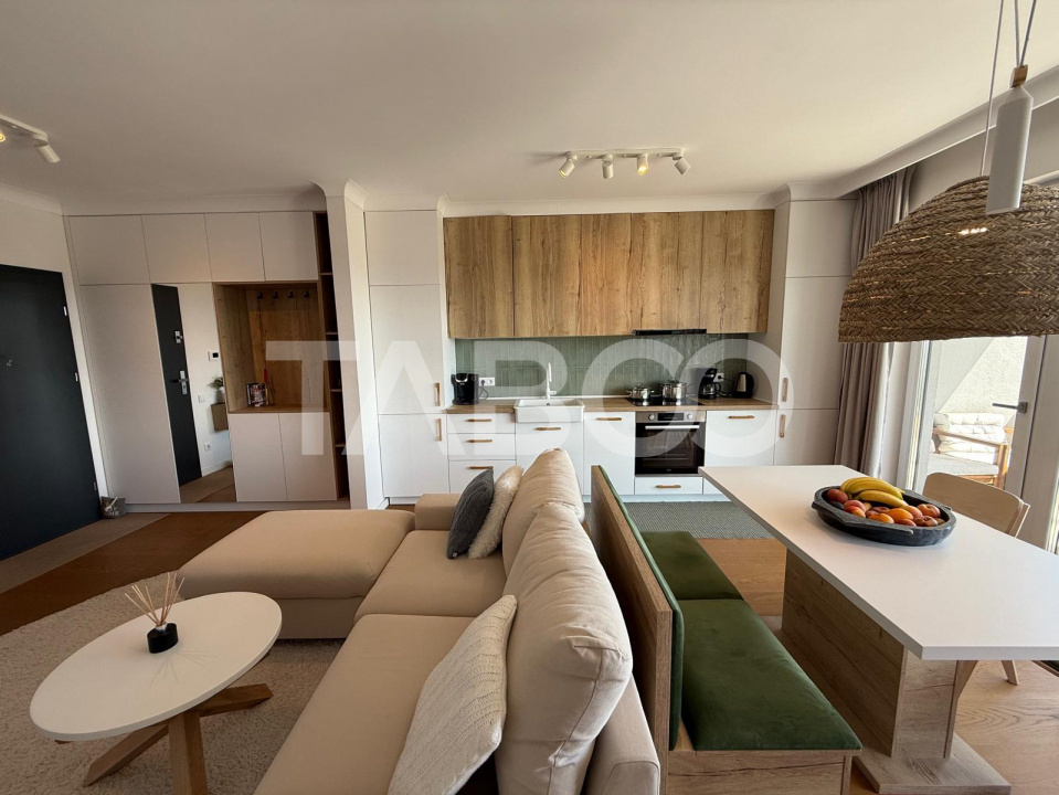 Apartament modern cu 2 camere 51mpu la prima inchiriere Green Hill in Sibiu - Afinelor