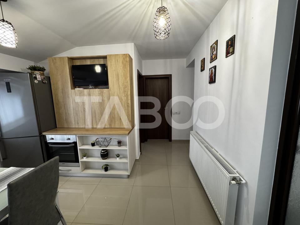 Apartament modern cu 3 camere 75 mpu loc parcare Turnisor Sibiu