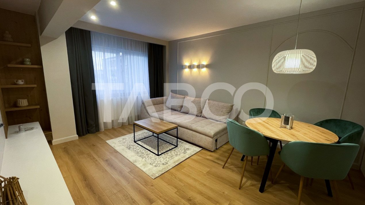Apartament modern de inchiriat 2 camere etaj 2 balcon Piata Noua 