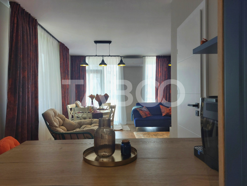 Apartament modern de inchiriat 3 camere 2 bai 2 balcoane loc parcare
