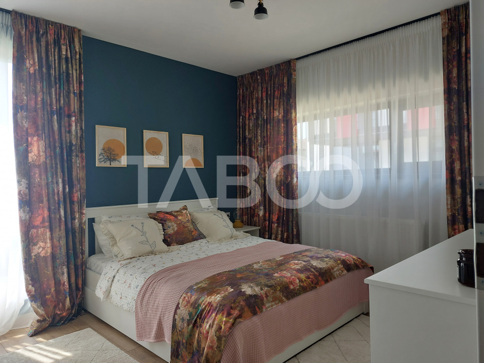 Apartament modern de inchiriat 3 camere 2 bai 2 balcoane loc parcare